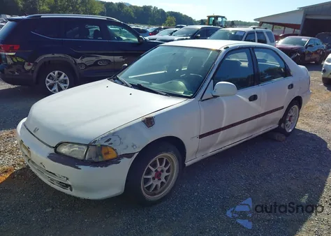 1992 Honda Civic Dx из США, поврежденный, VIN 1HGEG8541NL059707